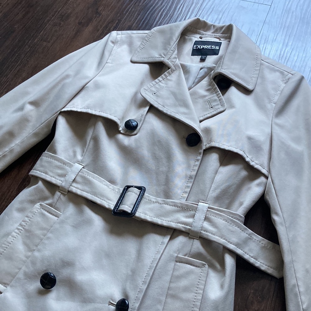 Express lined jacket trench coat style (size S/P)